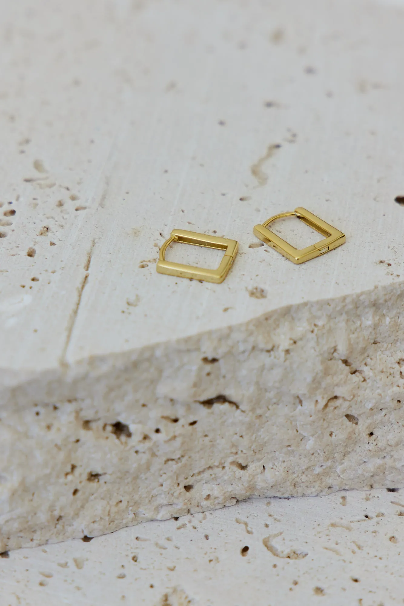 Turning Corners Earrings Gold sold by Fortunate One product image thumbnail 4