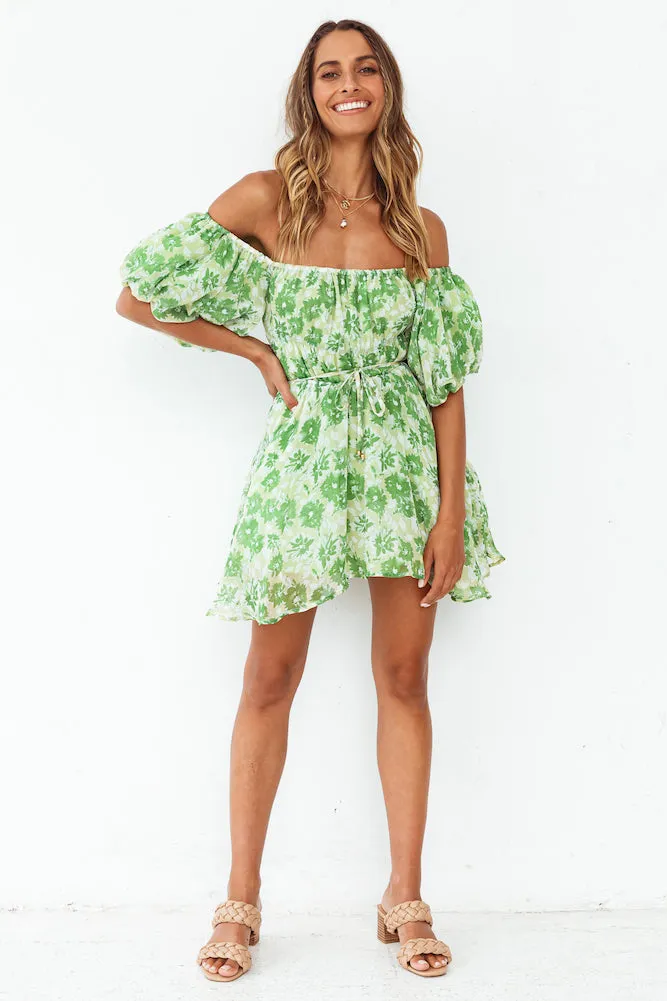 Love In The Sand Dress Green sold by Fortunate One product image thumbnail 4