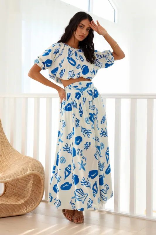 Oceanic Paradise Set Blue sold by Fortunate One