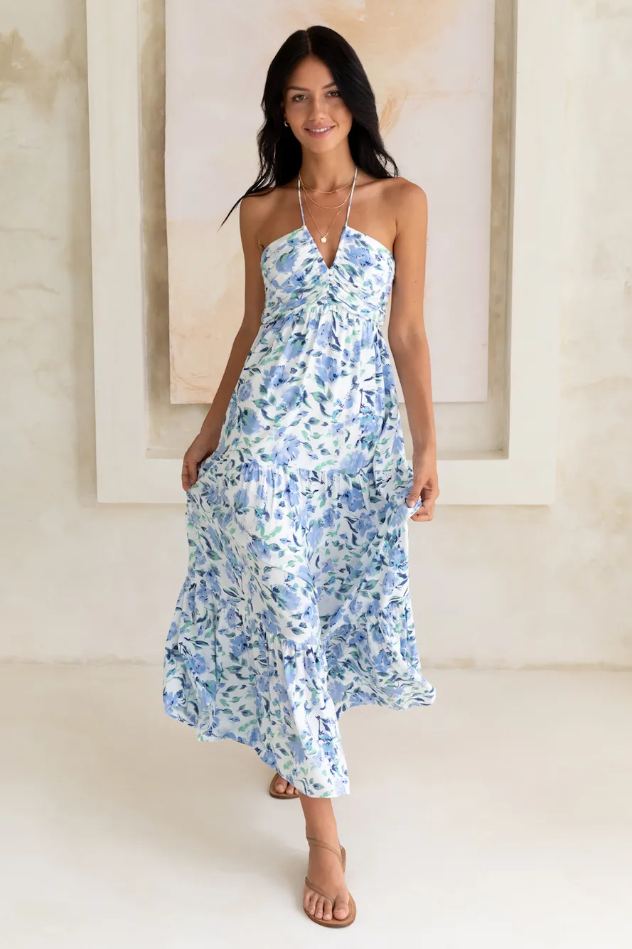 Sweet Love Maxi Dress Blue sold by Fortunate One product image thumbnail 3
