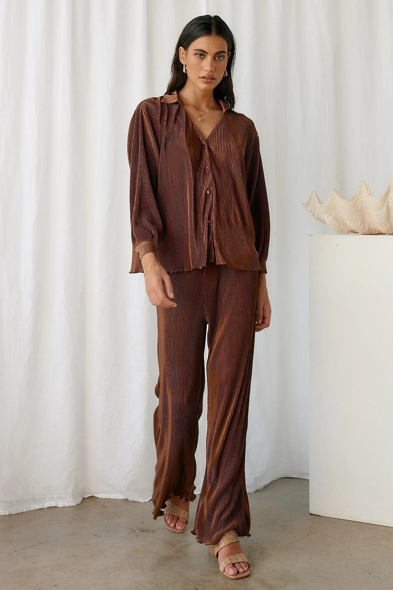 Voyager Pants Brown sold by Fortunate One product image thumbnail 5