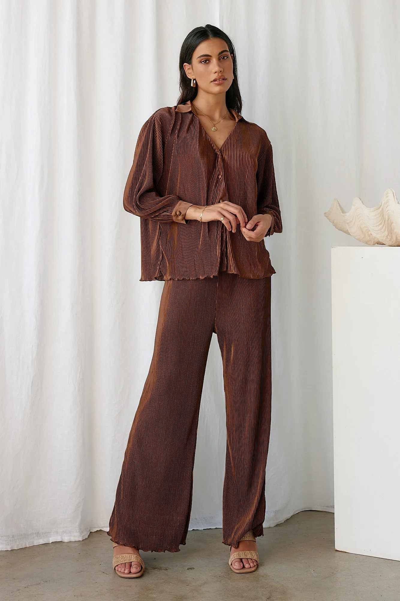 Voyager Pants Brown sold by Fortunate One product image thumbnail 4