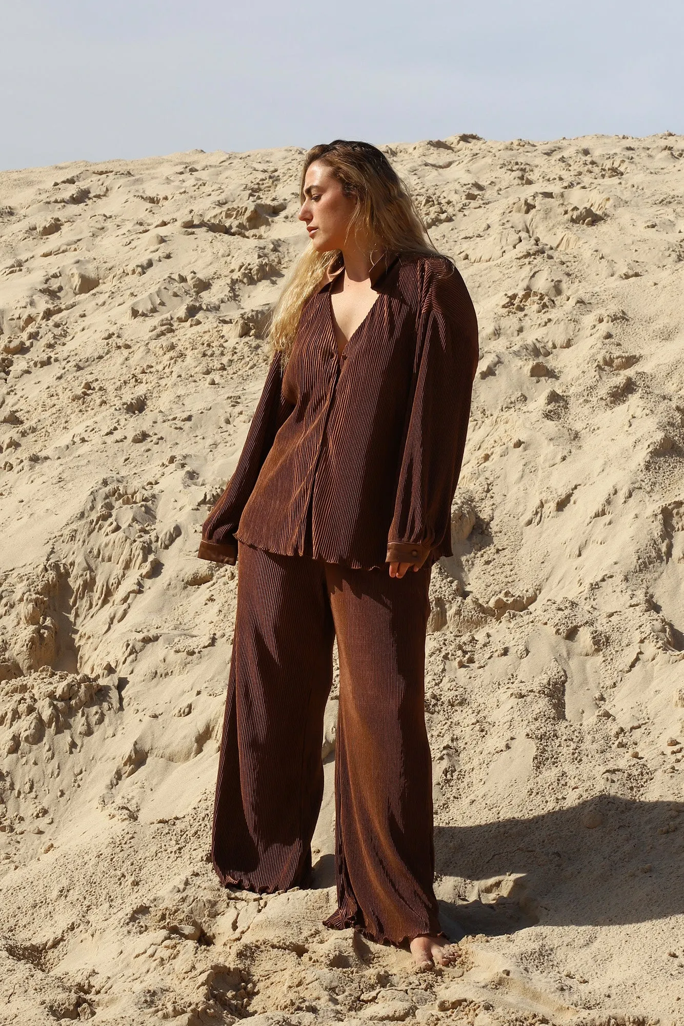 Voyager Pants Brown sold by Fortunate One