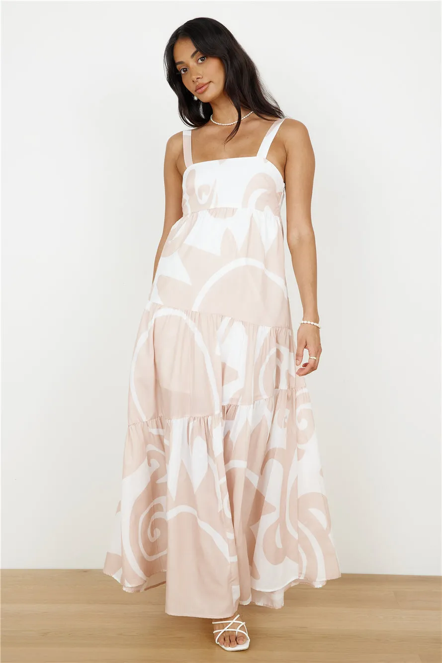 High Hopes Maxi Dress Beige sold by Fortunate One product image thumbnail 2