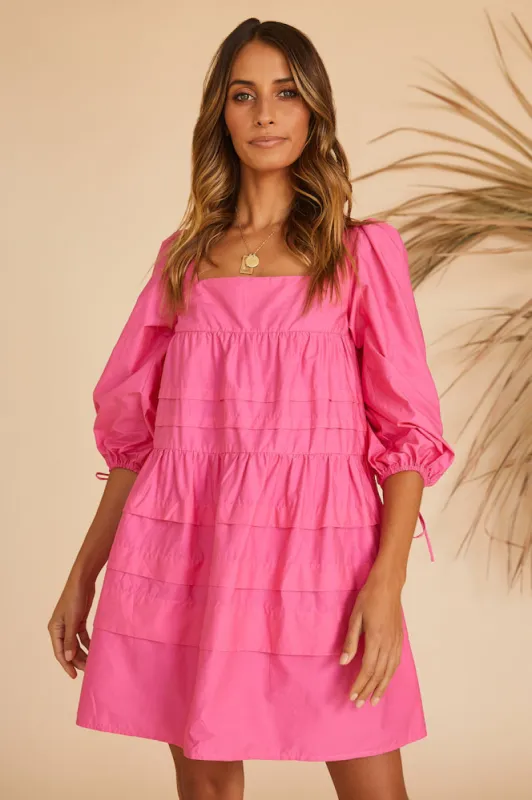 Bright Desires Dress Pink sold by Fortunate One