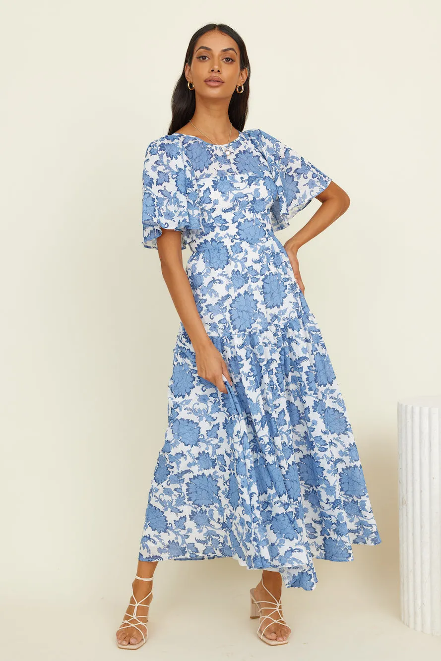 Day Trip Maxi Dress Blue sold by Fortunate One