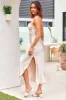 Caraway Maxi Dress Champagne sold by Fortunate One