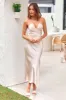 Caraway Maxi Dress Champagne sold by Fortunate One