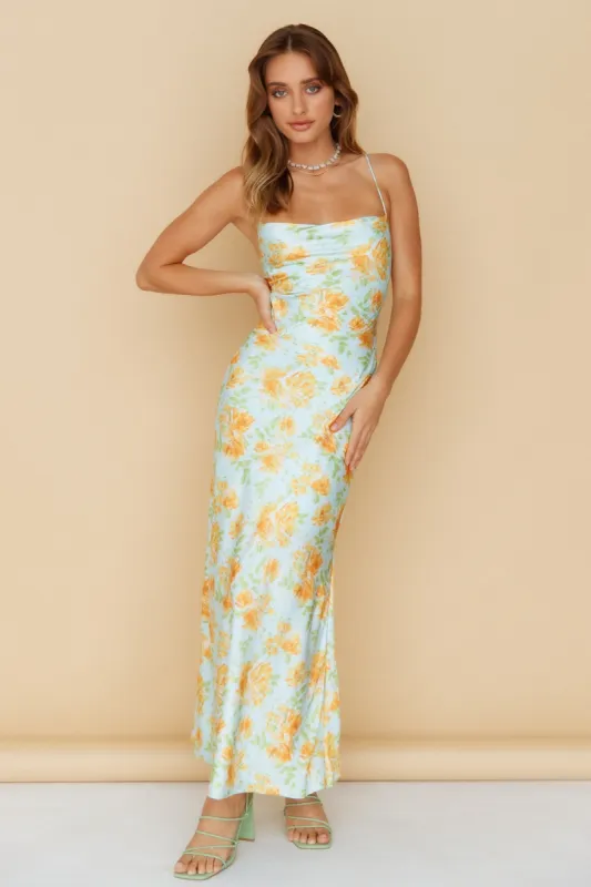 Warm Smiles Maxi Dress Green sold by Fortunate One