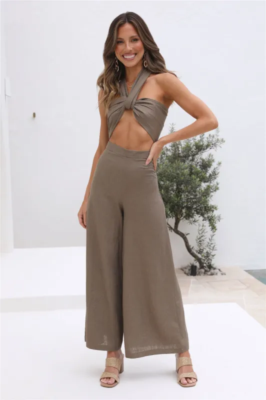 Taking Polaroids Pants Olive sold by Fortunate One