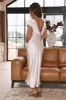 Siren Melody Maxi Dress Champagne sold by Fortunate One