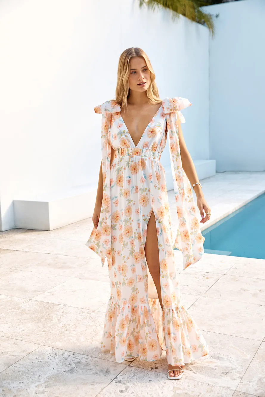 Beauty Of Springtime Maxi Dress White sold by Fortunate One product image thumbnail 4