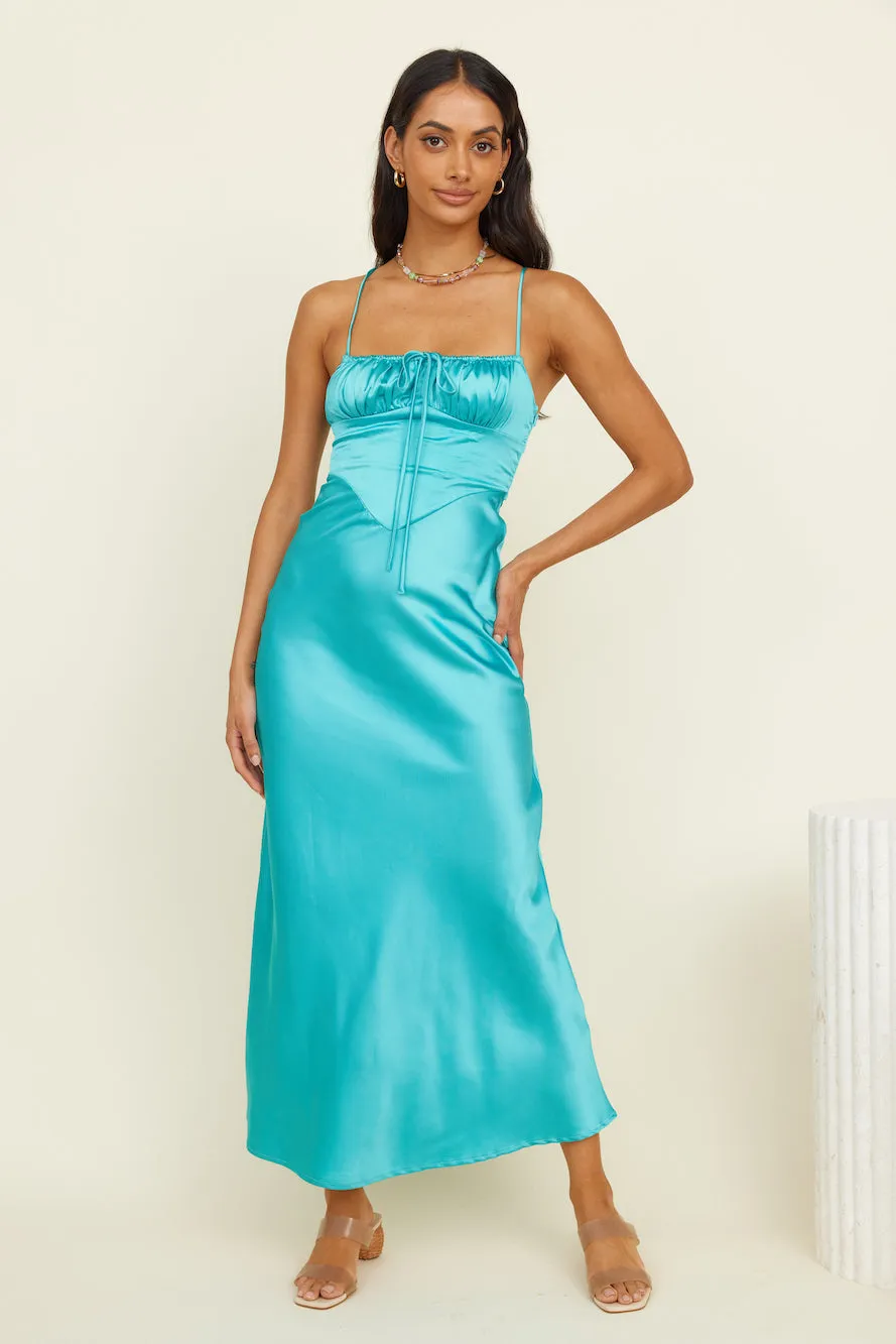 Moonlit Wanders Maxi Dress Aqua sold by Fortunate One product image thumbnail 2