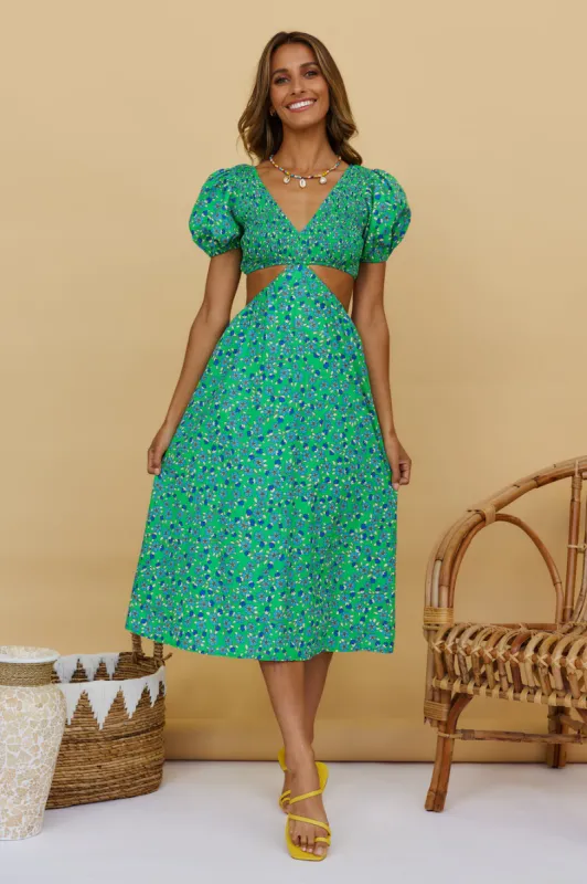 Jasmine Tea Maxi Dress sold by Fortunate One