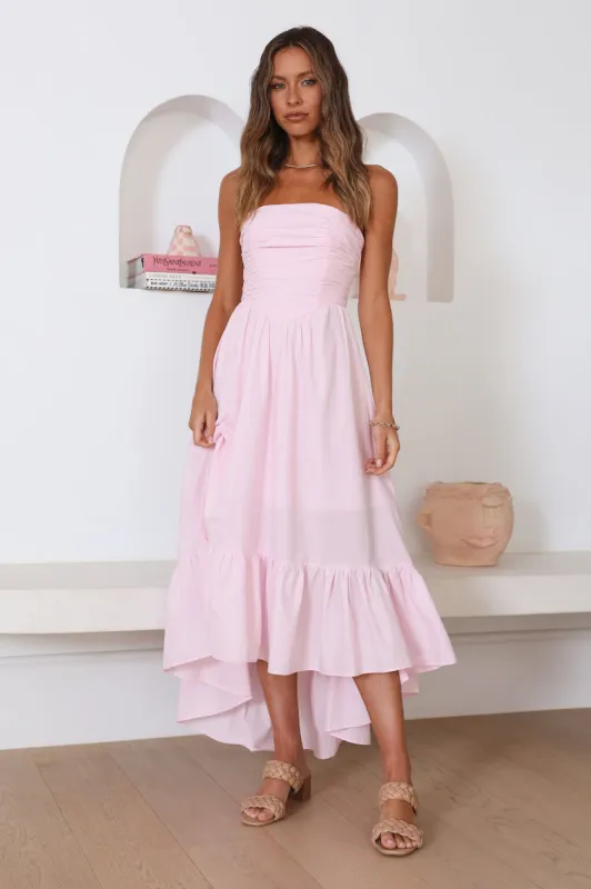 Love In The Summer Maxi Dress Pink sold by Fortunate One