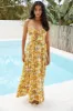 Raspberry Lemonade Maxi Dress Orange sold by Fortunate One