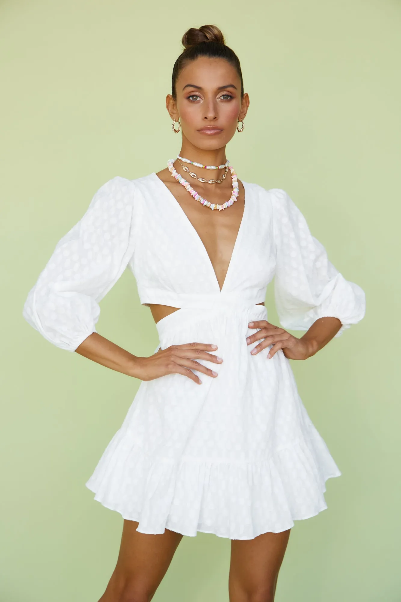 Feeling Loved Dress White sold by Fortunate One