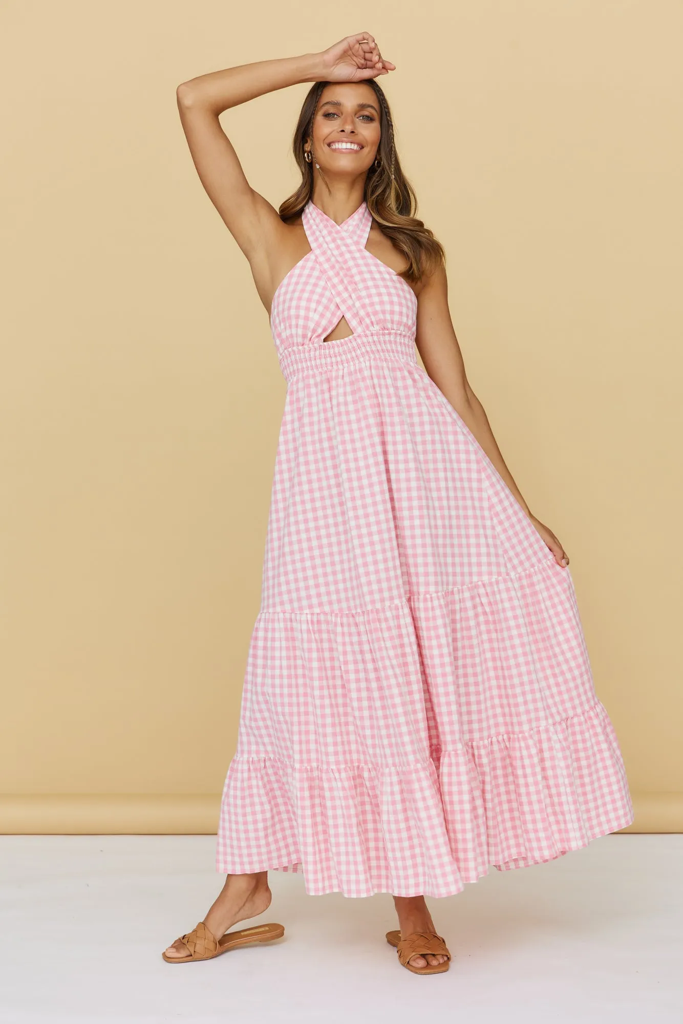 One Dream Maxi Dress Pink sold by Fortunate One product image thumbnail 3
