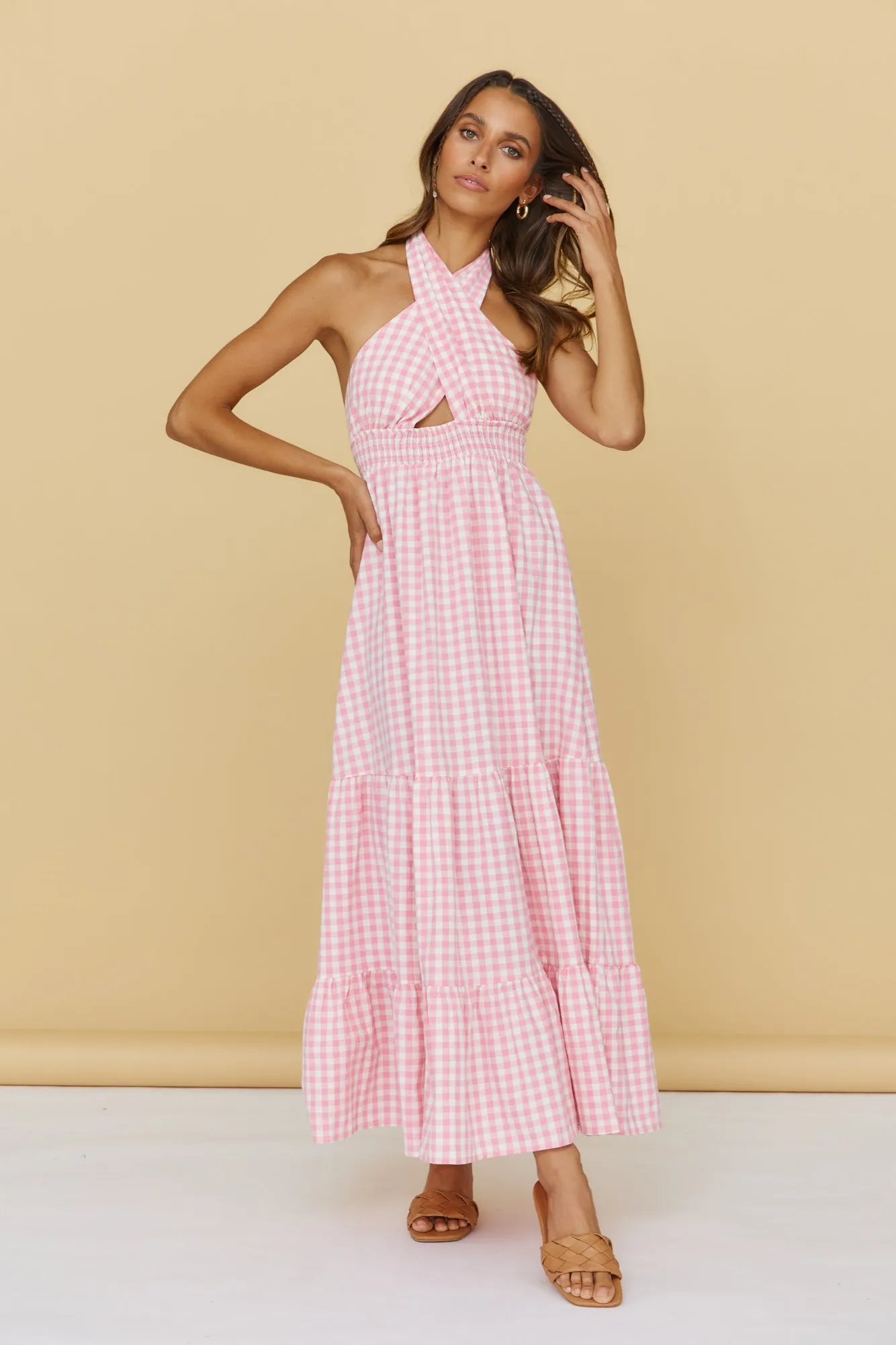 One Dream Maxi Dress Pink sold by Fortunate One product image thumbnail 5