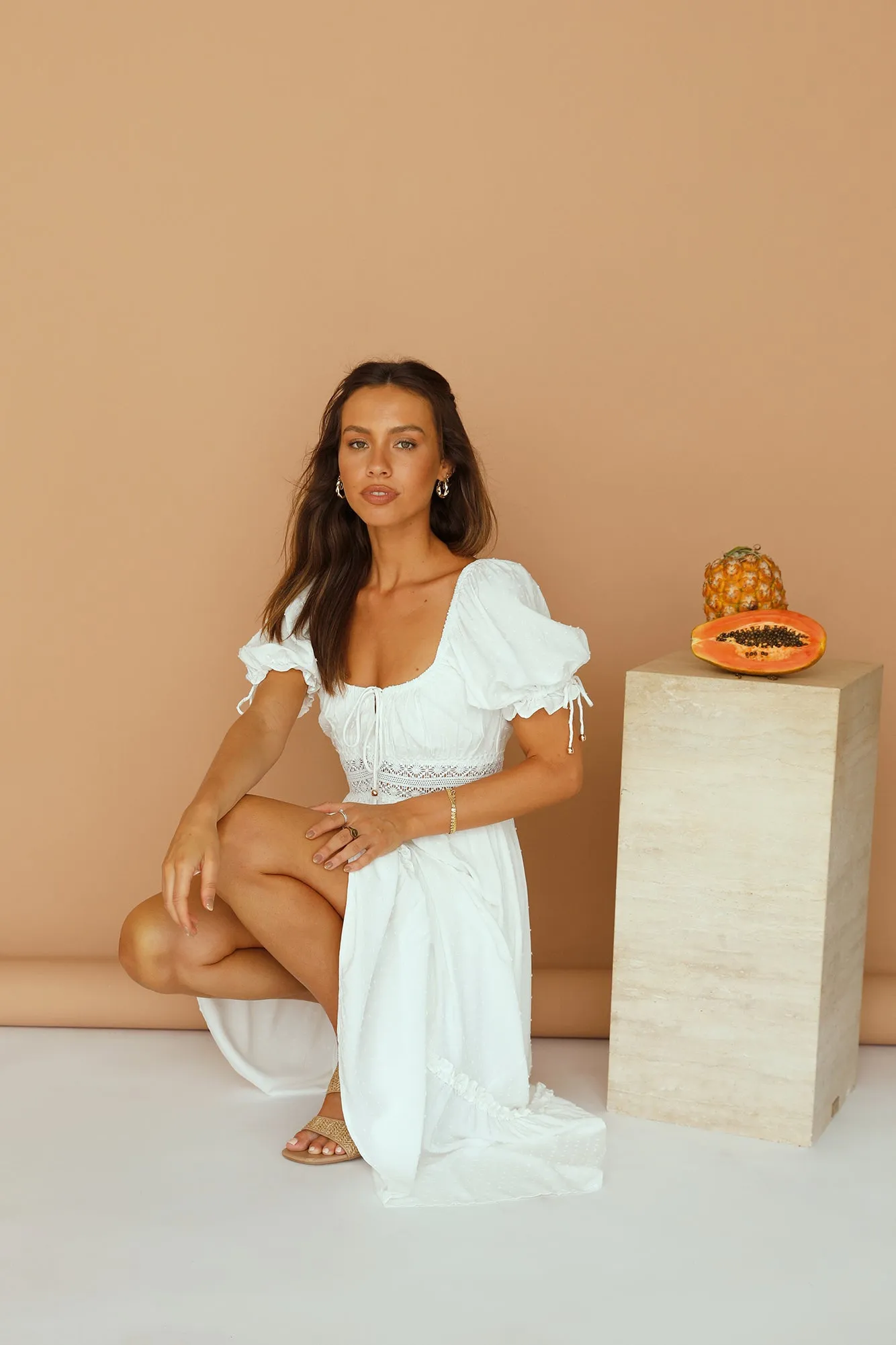 Love This Feeling Maxi Dress White sold by Fortunate One product image thumbnail 5