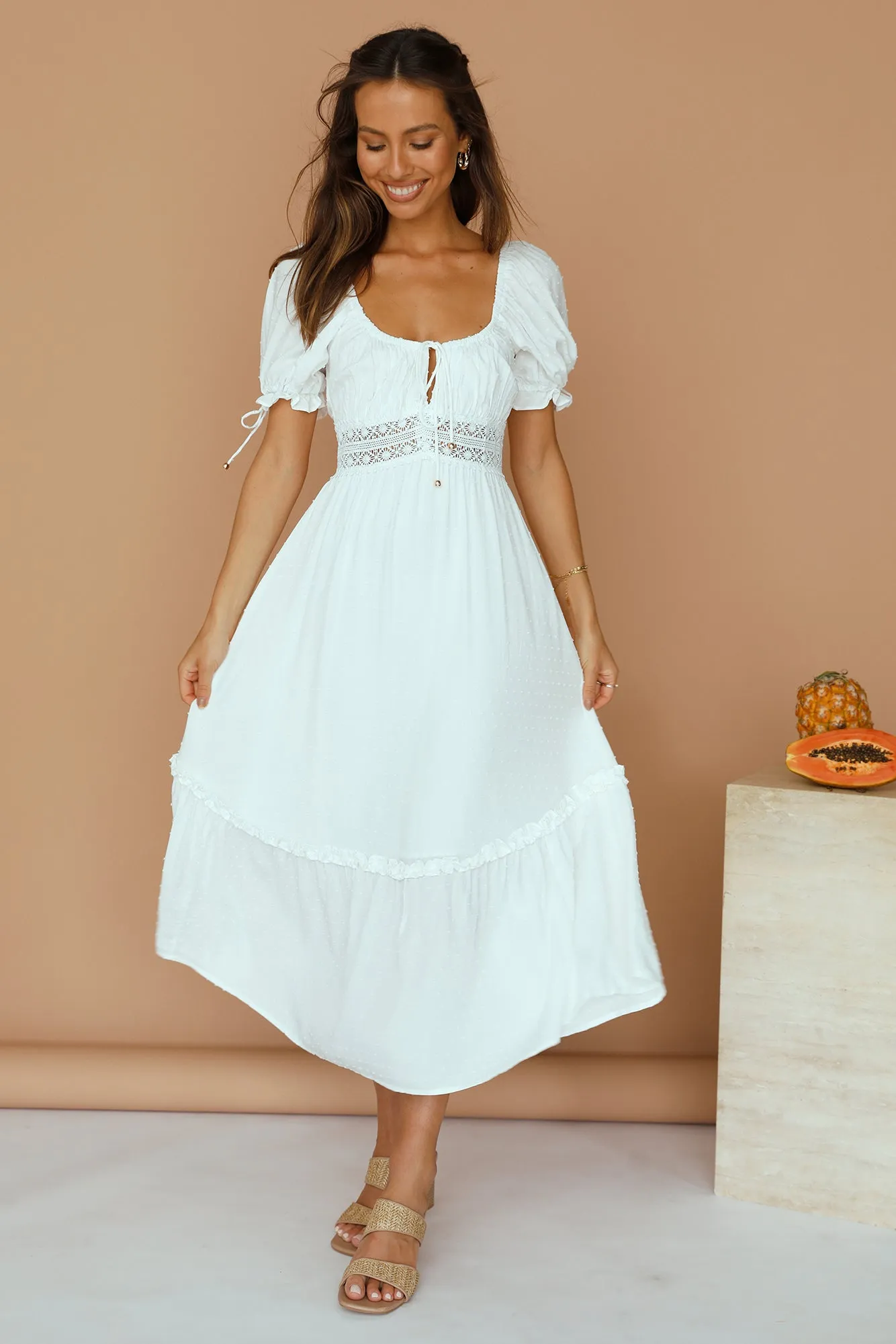 Love This Feeling Maxi Dress White sold by Fortunate One product image thumbnail 3