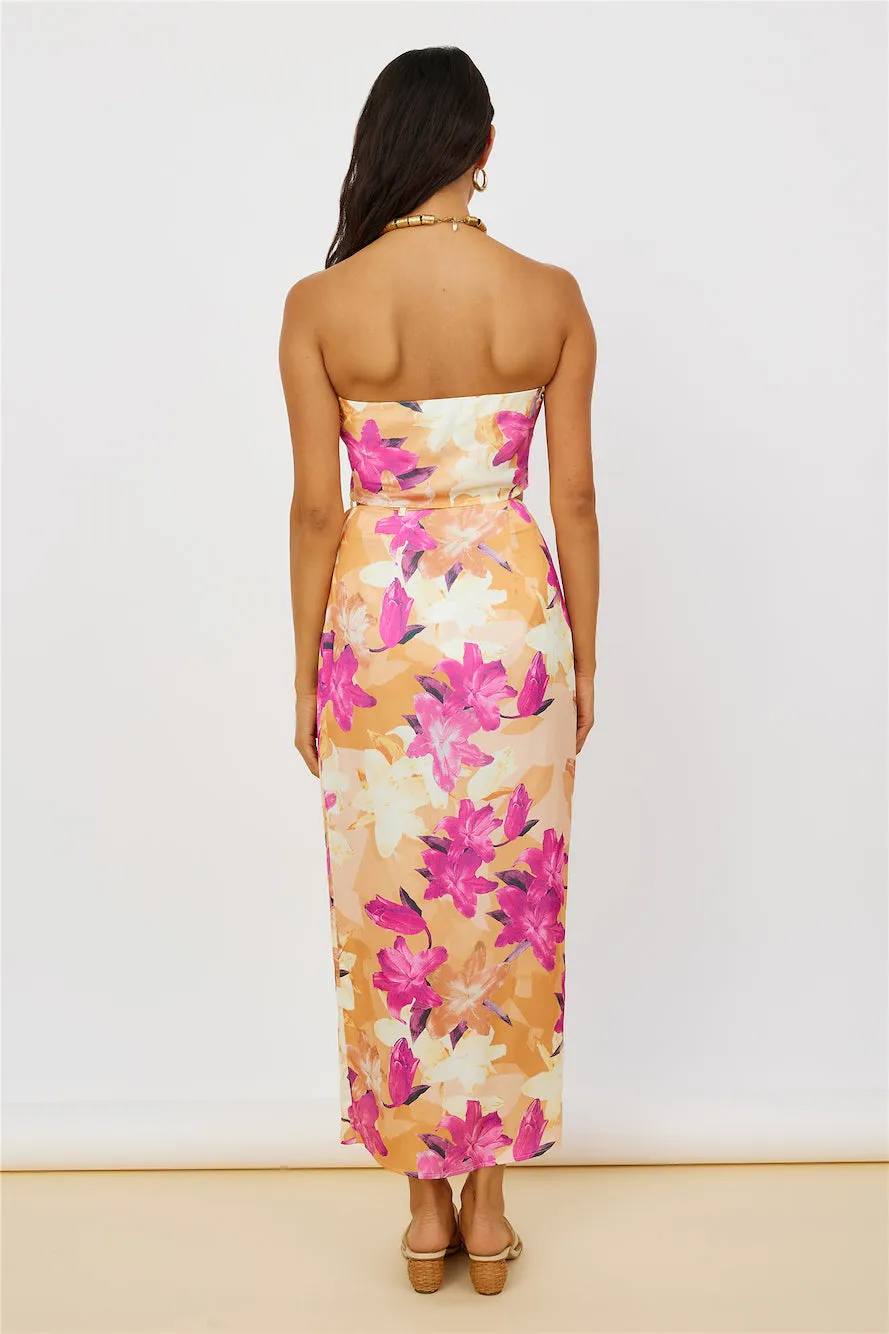 Sun On My Shoulder Maxi Skirt Floral sold by Fortunate One product image thumbnail 5