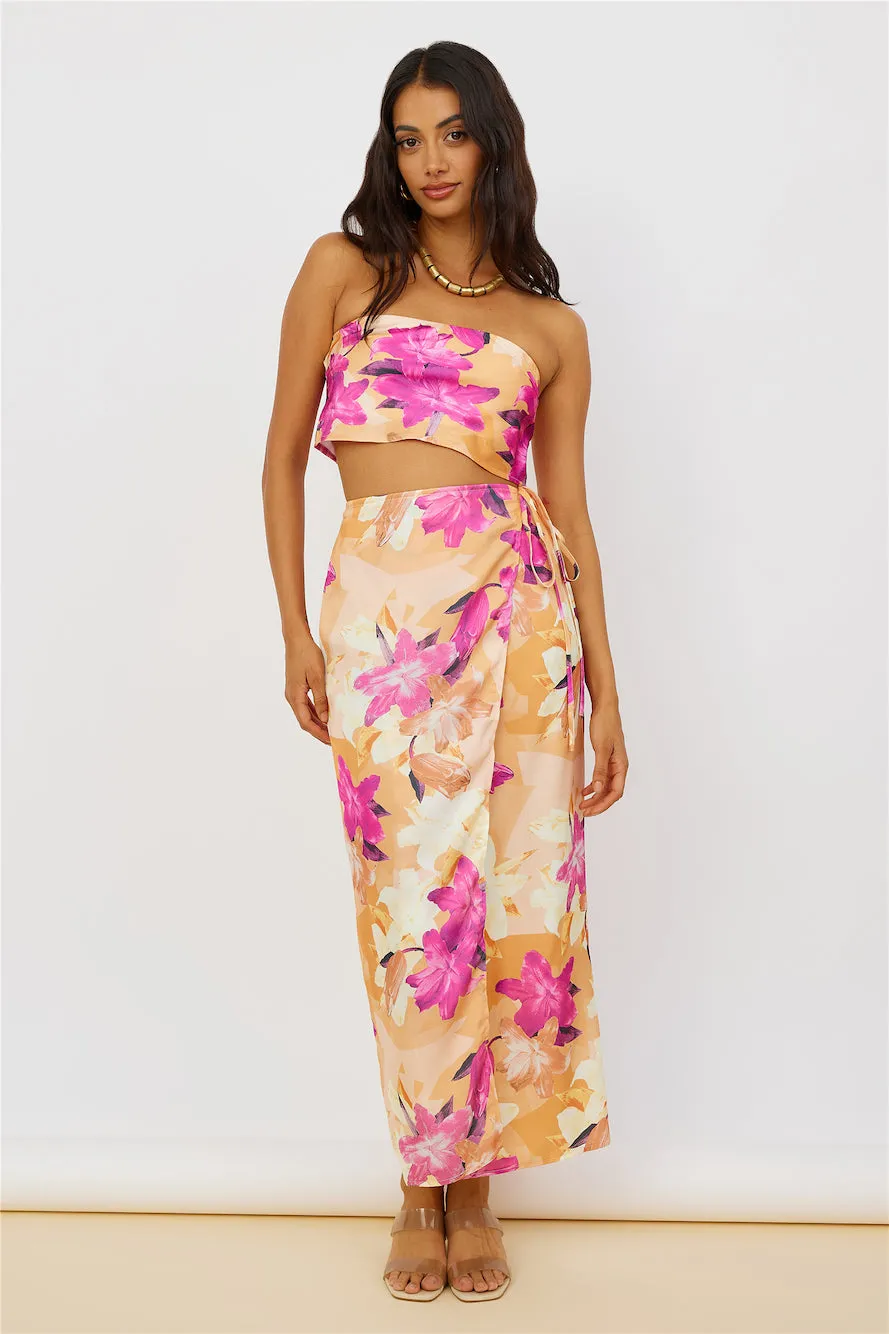 Sun On My Shoulder Maxi Skirt Floral sold by Fortunate One product image thumbnail 2