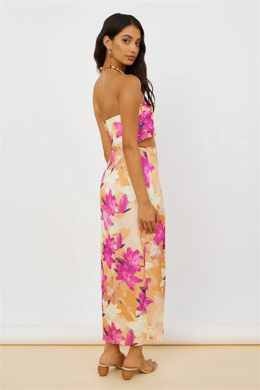 Sun On My Shoulder Maxi Skirt Floral sold by Fortunate One product image thumbnail 4