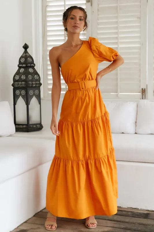 By The Waves Maxi Dress Brown sold by Fortunate One