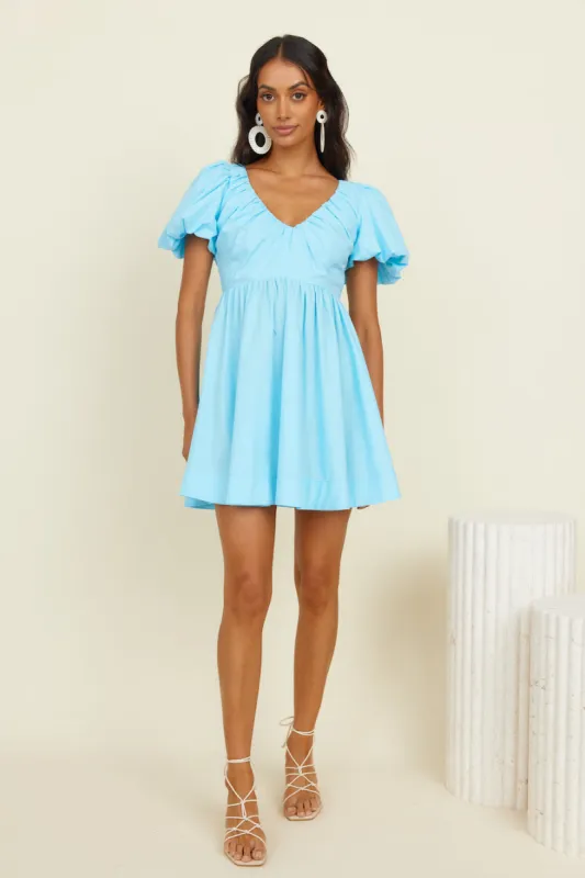 Stolen Heart Dress Blue sold by Fortunate One