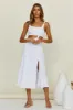Heat Of The Day Maxi Dress White sold by Fortunate One