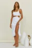 Heat Of The Day Maxi Dress White sold by Fortunate One