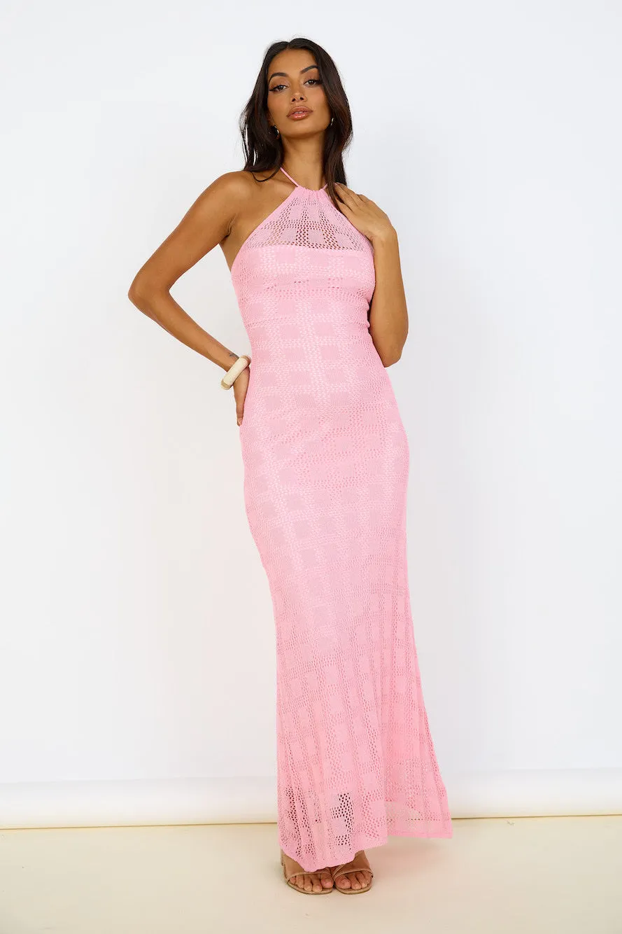 Kombucha Maxi Dress Pink sold by Fortunate One product image thumbnail 4