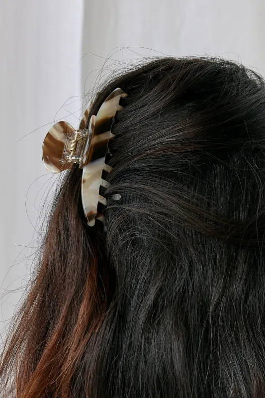 Cirrus Hair Claw Brown sold by Fortunate One