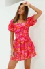 Time Again Mini Dress Pink sold by Fortunate One