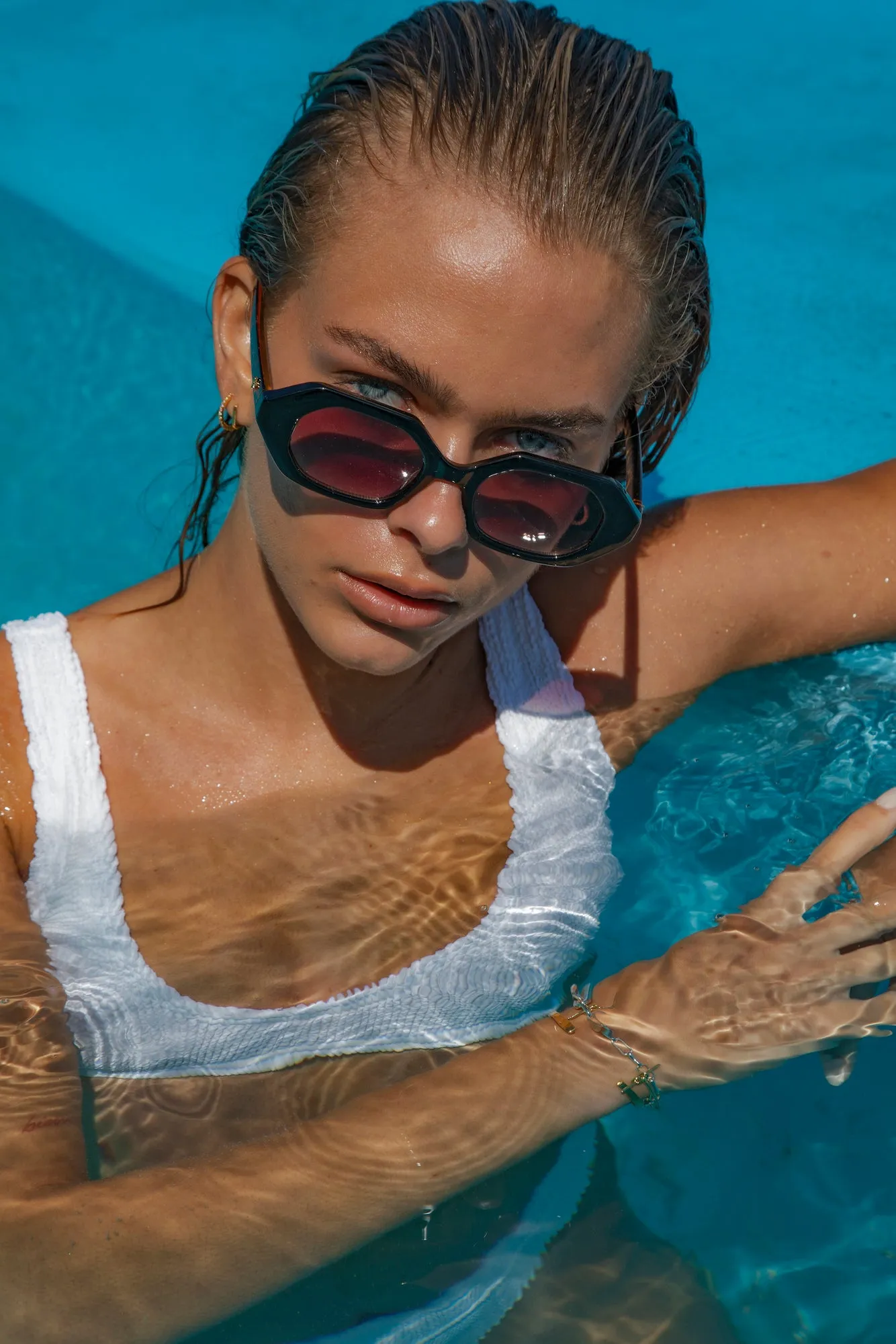 PETA + JAIN Muse Sunglasses Black Tort sold by Fortunate One