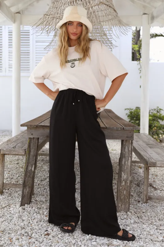 Tangerine Twist Pants Black sold by Fortunate One