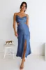 Touch The Sky Maxi Dress Blue sold by Fortunate One