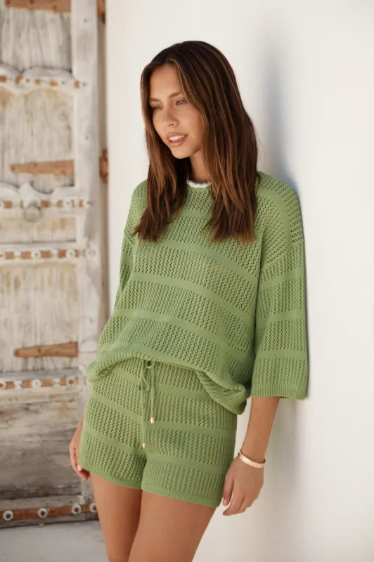 SEVEN WONDERS Samia Top Apple sold by Fortunate One