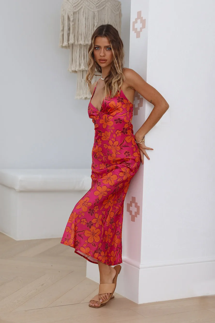 Frangipani Dreams Maxi Dress Pink sold by Fortunate One product image thumbnail 4