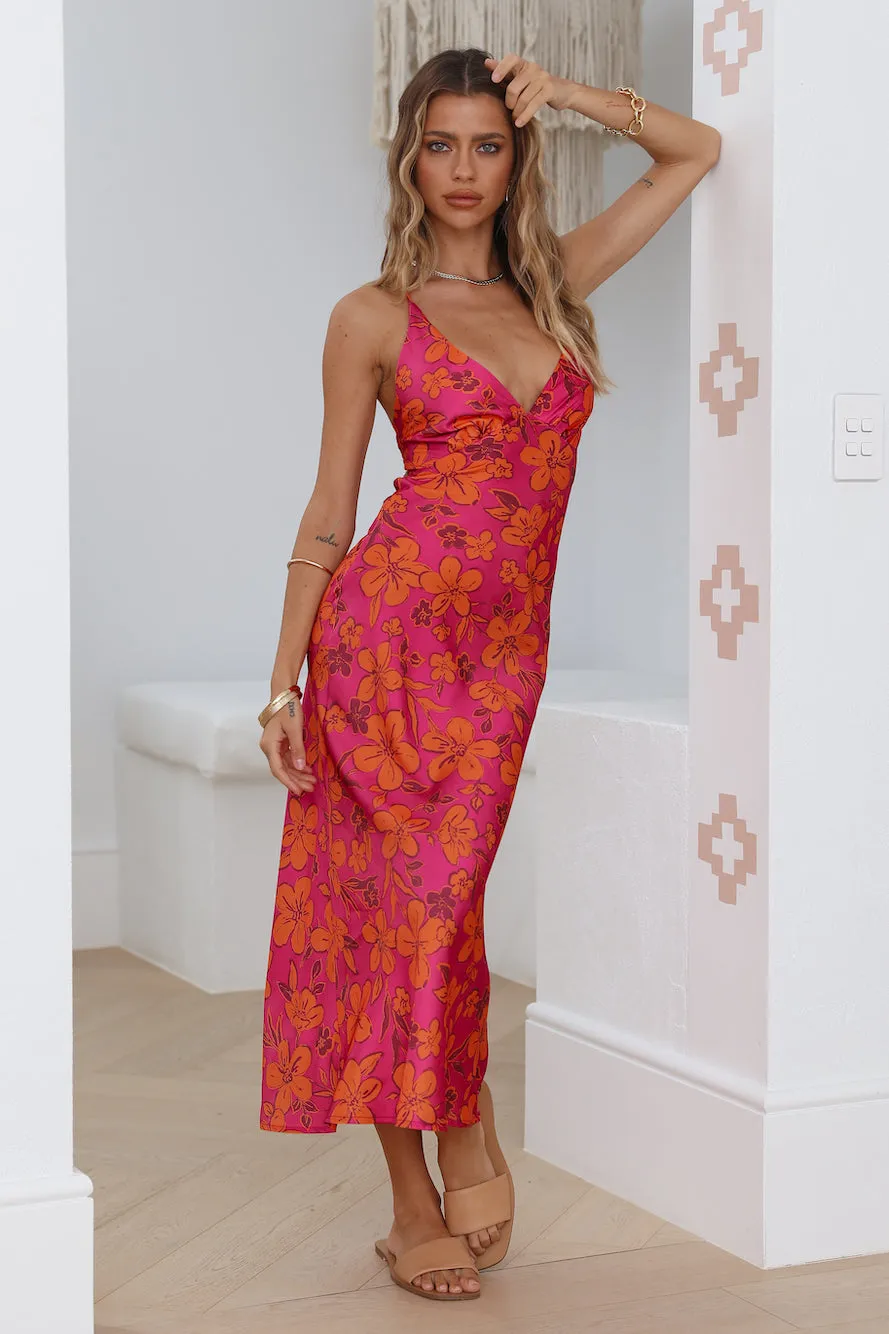 Frangipani Dreams Maxi Dress Pink sold by Fortunate One product image thumbnail 5