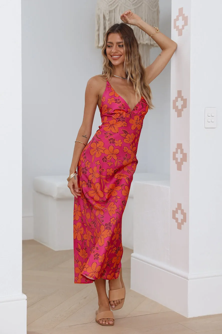 Frangipani Dreams Maxi Dress Pink sold by Fortunate One product image thumbnail 3