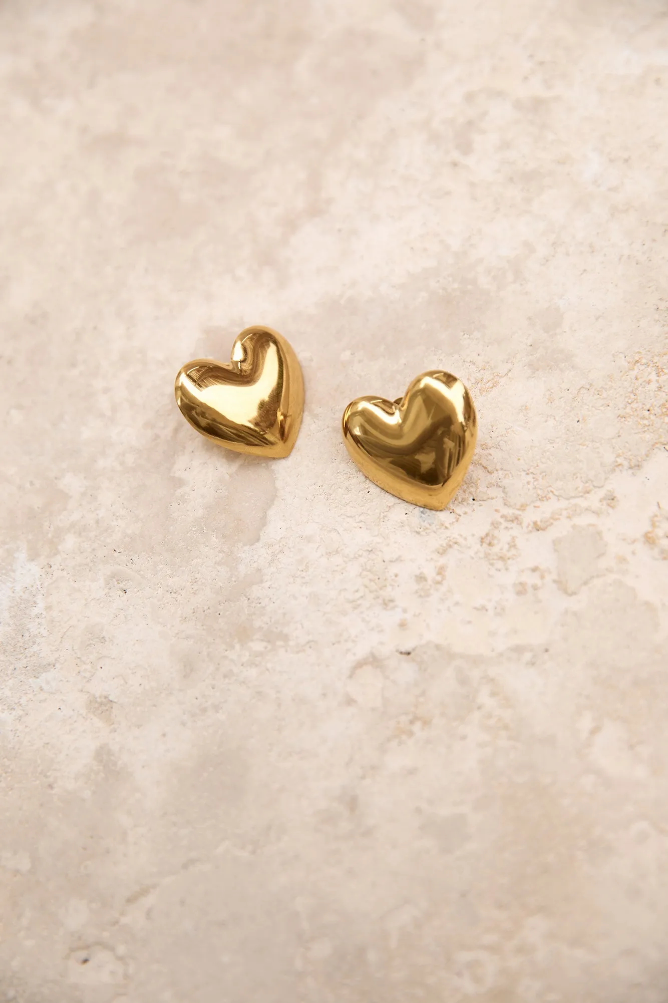 18k Gold Plated Lover Earrings Gold sold by Fortunate One product image thumbnail 2