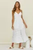 Mina Maxi Dress White sold by Fortunate One