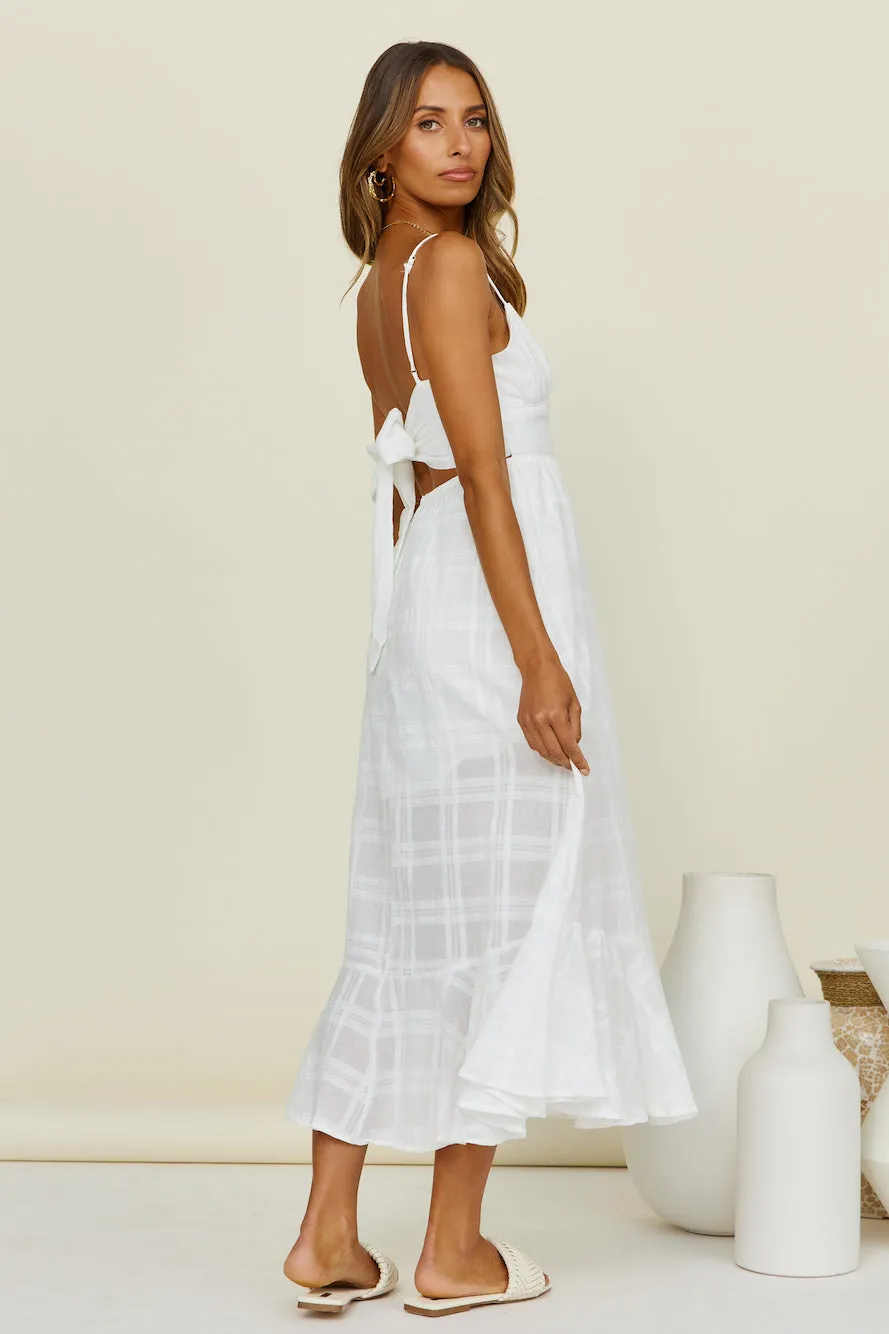 Mina Maxi Dress White sold by Fortunate One product image thumbnail 5