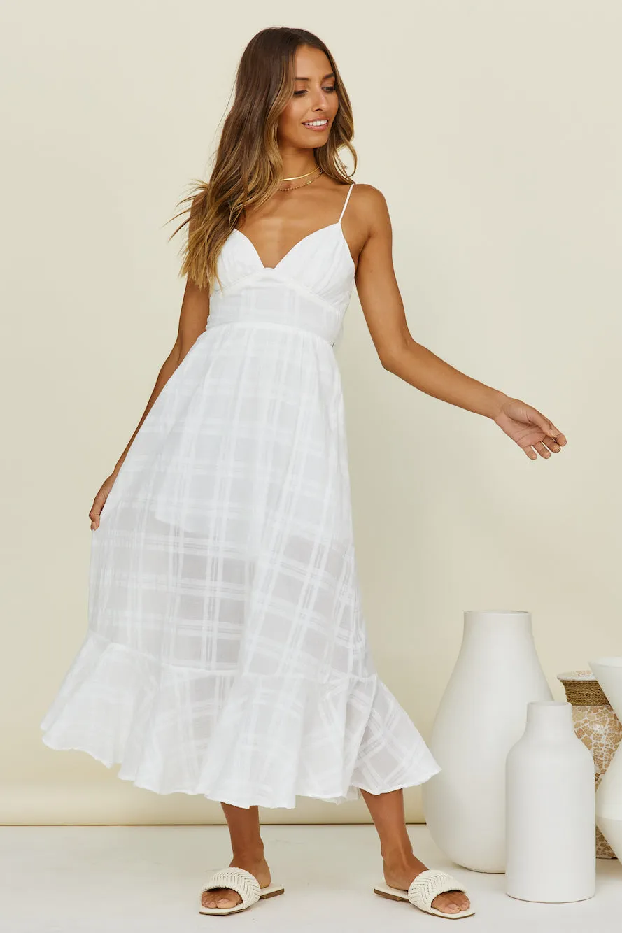 Mina Maxi Dress White sold by Fortunate One product image thumbnail 2