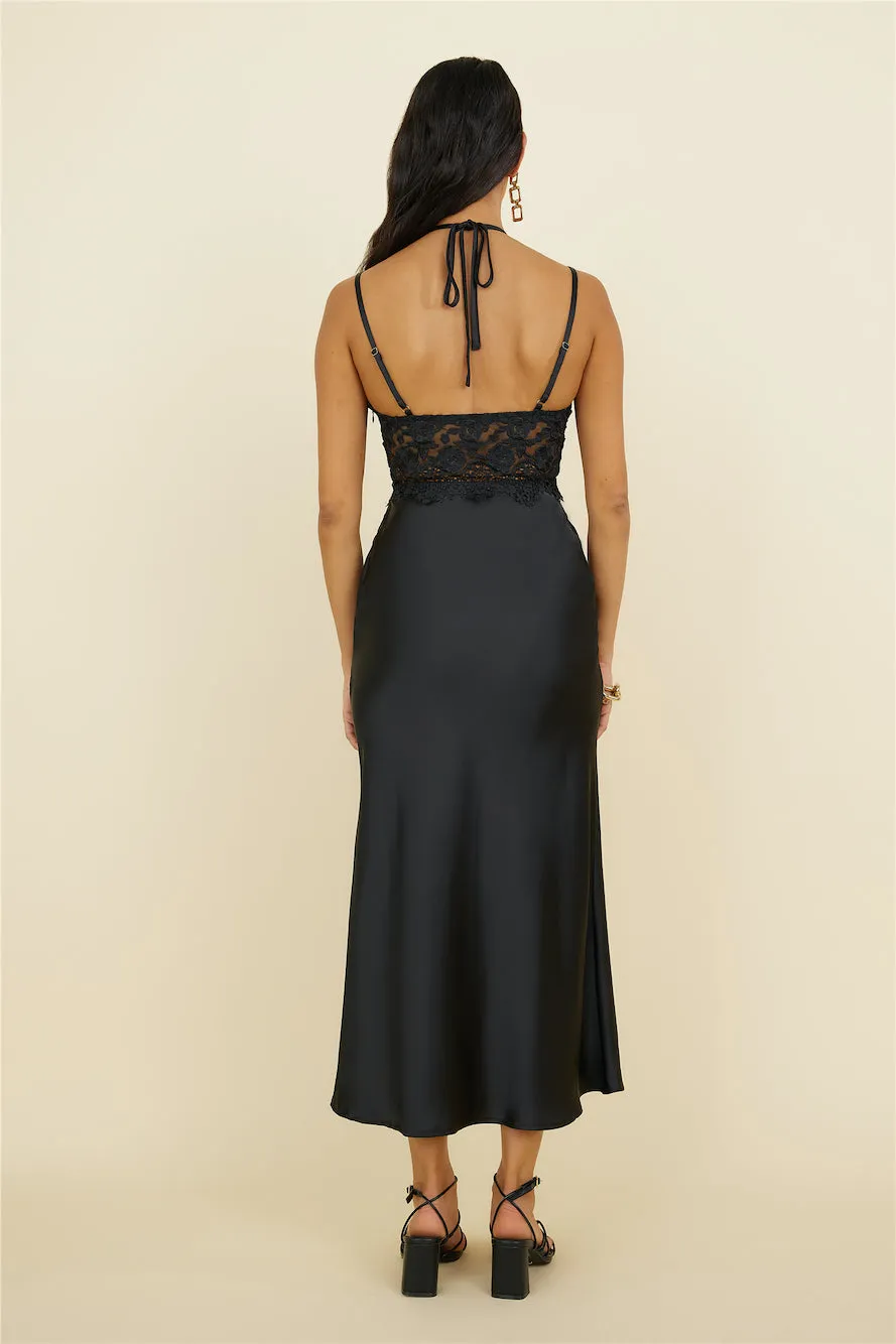 Sunday Brunch Maxi Dress Black sold by Fortunate One product image thumbnail 5