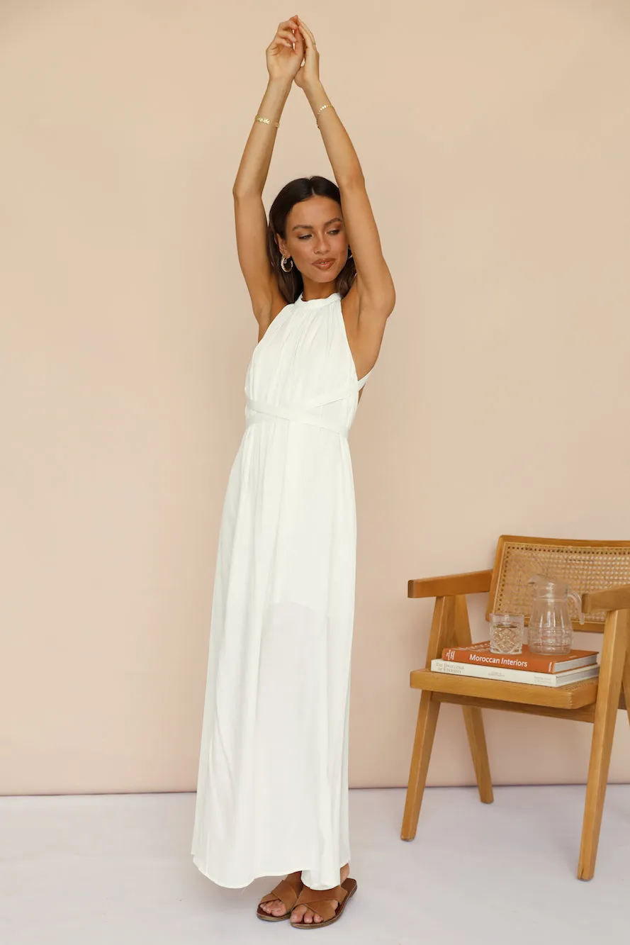 Mari And Gold Maxi Dress White sold by Fortunate One product image thumbnail 2
