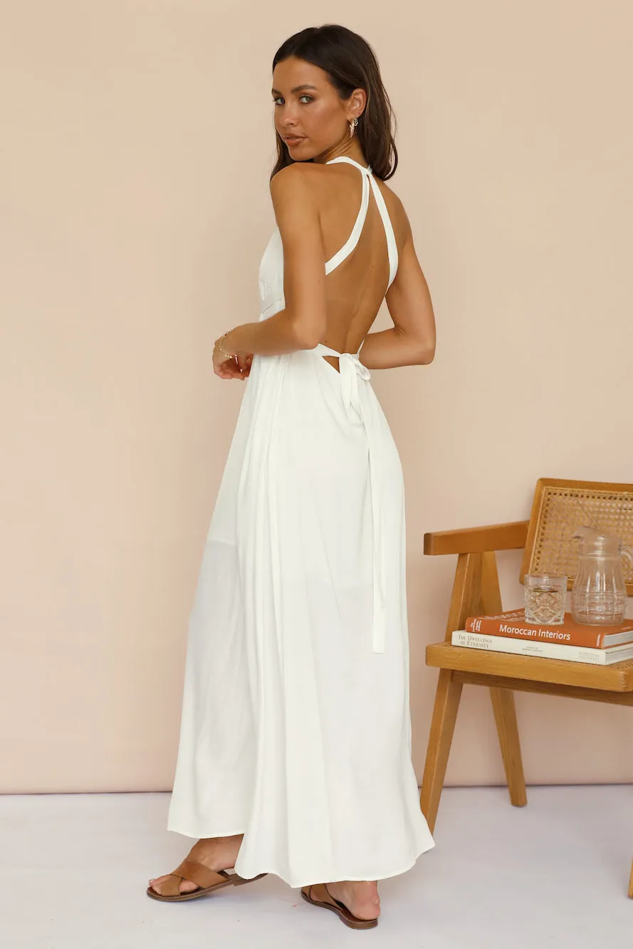 Mari And Gold Maxi Dress White sold by Fortunate One product image thumbnail 5