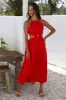 Aulma Maxi Dress Red sold by Fortunate One